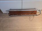 Retro Vintage Mid Century Wandkapstok, Wandkapstok, Gebruikt, Ophalen of Verzenden, Minder dan 100 cm