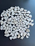 Mozaïek creme steentjes 2-5 cm voor happystones (set 1), Ophalen of Verzenden, Nieuw, Knutselwerk