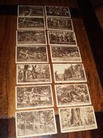 Kruisweg 14 kaarten uit Lourdes jaren 40-50, Verzamelen, Religie, Gebruikt, Ophalen of Verzenden, Christendom | Katholiek, Kaart of Prent