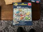 Jan van Haasteren 500 stukjes - Autospuiterij, Ophalen of Verzenden, 500 t/m 1500 stukjes, Zo goed als nieuw, Legpuzzel