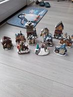 Kersthuisjes 11 x, Ophalen of Verzenden, Gebruikt