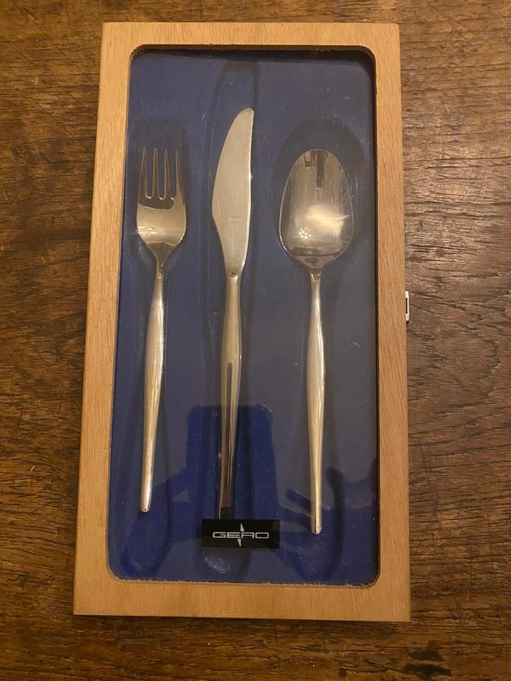 Lunchcouvert Gero Zilduro Romanti, nieuw in doos, Huis en Inrichting, Keuken | Bestek, Nieuw, Rvs of Chroom, Ophalen of Verzenden