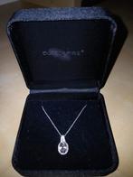 Elegante Diamant Ketting, Sieraden, Tassen en Uiterlijk, Kettingen, Ophalen of Verzenden, Zo goed als nieuw, Met edelsteen, Zilver