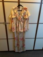 Nieuwe creme set blouse met broek maat 36/38, H&M, Kostuum of Pak, Overige kleuren, Nieuw