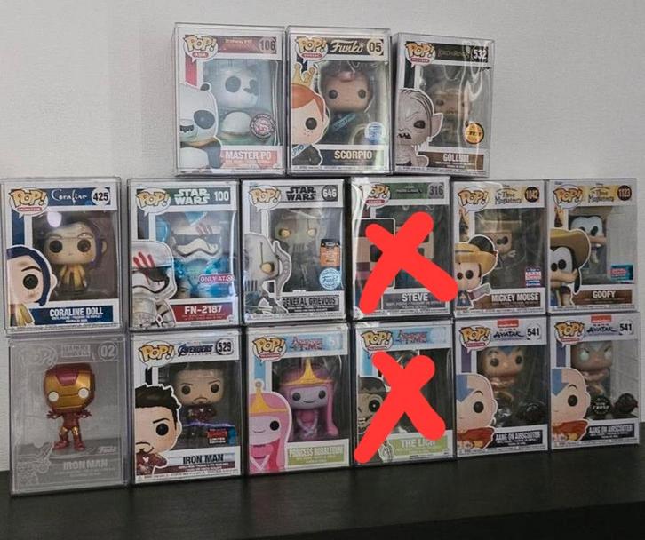 Funko pop collectie, Verzamelen, Poppetjes en Figuurtjes, Zo goed als nieuw, Ophalen of Verzenden