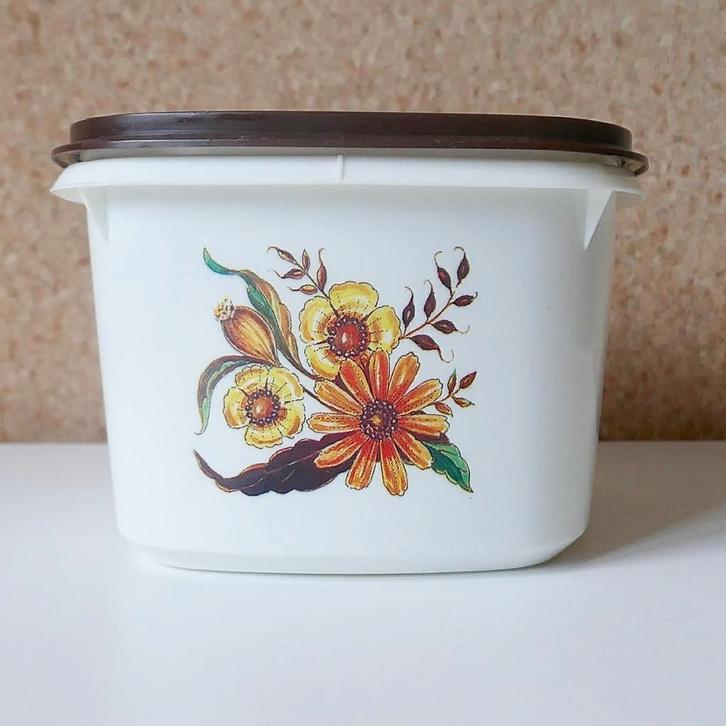 Retro Vitri bewaardoos, Huis en Inrichting, Keuken | Keukenbenodigdheden, Gebruikt, Ophalen of Verzenden
