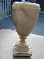 Vintage Albast Vaas / Decorstuk – Klassiek & Zwaar, Ophalen of Verzenden, Zo goed als nieuw