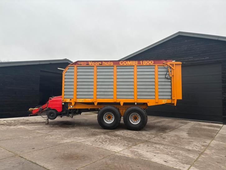 Veenhuis Combi 1800 // veewagen hout, Zakelijke goederen, Agrarisch | Werktuigen, Veehouderij, Weidebouw, Ophalen
