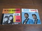 Blue diamonds sixties nederbeat 12x, Cd's en Dvd's, Vinyl Singles, Gebruikt, 7 inch, Single, Ophalen of Verzenden