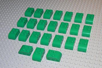 L538 Gebogen stenen 2x3 groen 24 st. beschikbaar voor biedingen