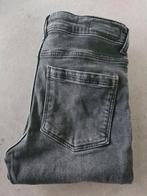 Spijkerbroek 146 - 152 flared jeans zwart grijs, Meisje, Ophalen of Verzenden, Broek, Zo goed als nieuw