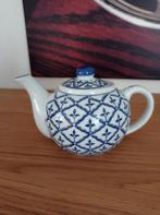 Theepot, klein, blauw wit, Huis en Inrichting, Keuken | Servies, Ophalen, Overige typen, Zo goed als nieuw, Overige stijlen
