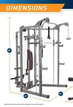 marcy smith machine, Gebruikt, Rug, Ophalen