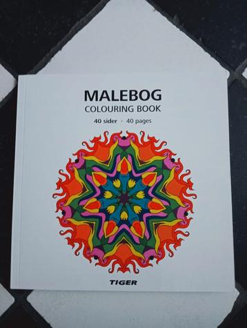 Tiger Mandala Malebog kleurboek nieuw 40 blz. beschikbaar voor biedingen