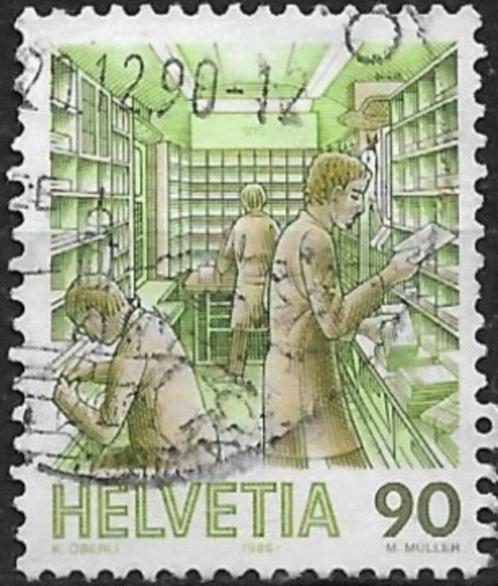 Zwitserland 1986 mi.1326ya POSTGESCHIEDENIS, Postzegels en Munten, Postzegels | Europa | Zwitserland, Gestempeld, Verzenden