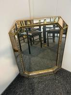 Gouden Spiegel - Hoekig - 60x80 cm, Ophalen of Verzenden, Zo goed als nieuw, Minder dan 100 cm, Overige vormen