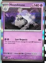 Pokemon - Houndstone (SVI 106) Holo rare!, Ophalen of Verzenden, Nieuw, Losse kaart, Foil