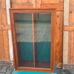 Vitrine kast origineel sier boeken pronk vintage retro, Ophalen, Glas, 100 tot 150 cm, 50 tot 100 cm