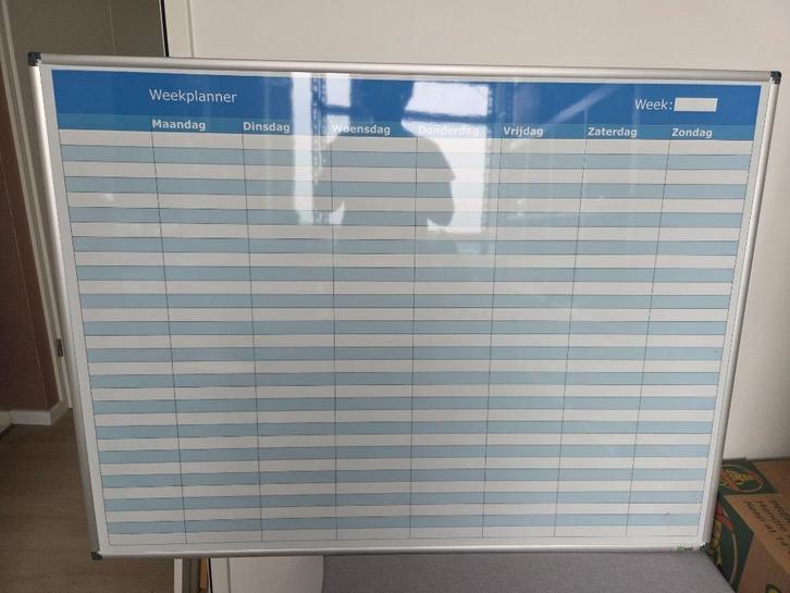 Weekplanner/planbord 90x120cm, Diversen, Kalenders, Zo goed als nieuw, Weekkalender, Ophalen