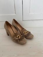 Evaluna beige dames pumps 38,5, Verzenden, Zo goed als nieuw, Beige, Pumps