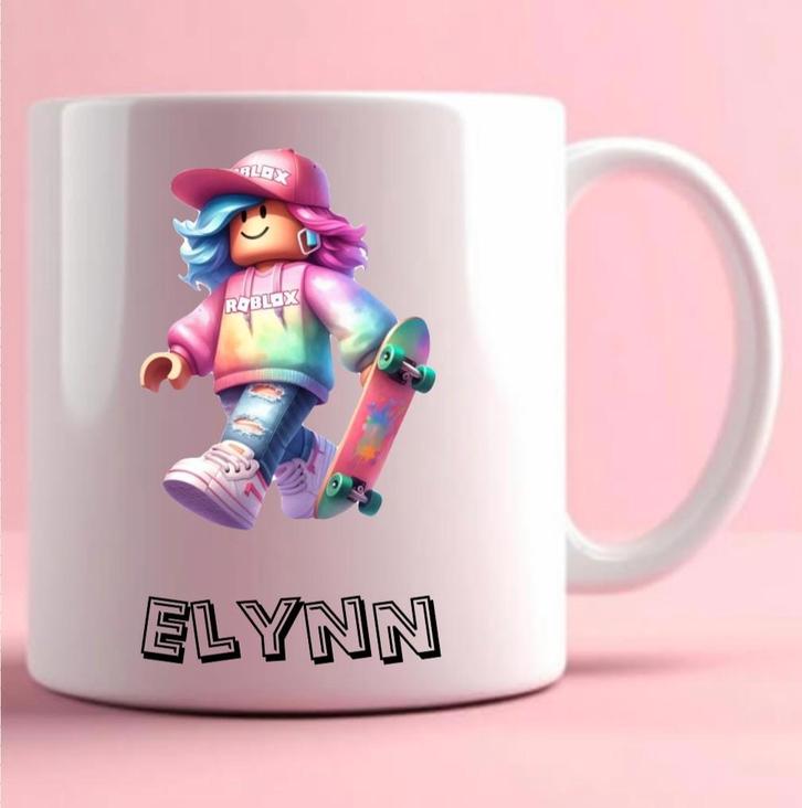 Gepersonaliseerde Roblox Mok, Huis en Inrichting, Keuken | Keukenbenodigdheden, Nieuw, Ophalen of Verzenden