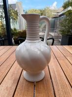 Vaas geribbeld wit lange hals 28 cm - Oud Delft 155, Antiek en Kunst, Ophalen of Verzenden