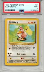 Farfetch'd Psa 9 Base set unlimited, Ophalen of Verzenden, Zo goed als nieuw
