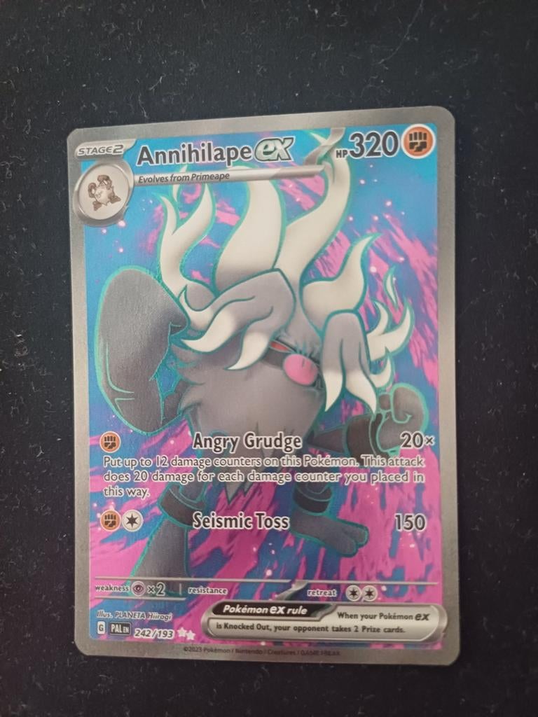 Pokémon Annihilape ex - 242/193, Ophalen of Verzenden, Losse kaart