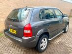 Hyundai Tucson 2.0 I 2WD 2007 Grijs, Auto's, Zwart, 4 cilinders, Leder, Handgeschakeld