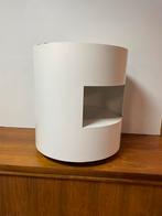 Rol kastje vintage metaal wit rond space age, Huis en Inrichting, Kasten | Roldeurkasten en Archiefkasten, Ophalen, Minder dan 50 cm