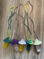Gehaakte Aanstekerhouder Paddenstoel | Crochet Lighterholder, Ophalen of Verzenden, Nieuw, Haken, Overige typen
