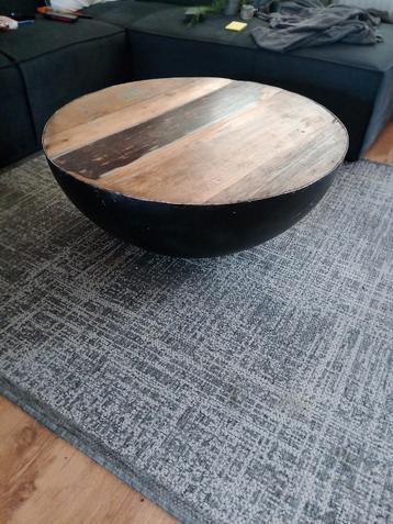 Woood Industriële design salontafel 