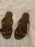 Originele Noosa Amsterdam slipper maat 39-40, Kleding | Dames, Schoenen, Ophalen of Verzenden, Zo goed als nieuw, Bruin, Sandalen of Muiltjes