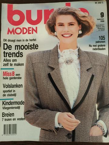 Burda september 1988 kant en klaar patroon 5 leuke jasjes beschikbaar voor biedingen