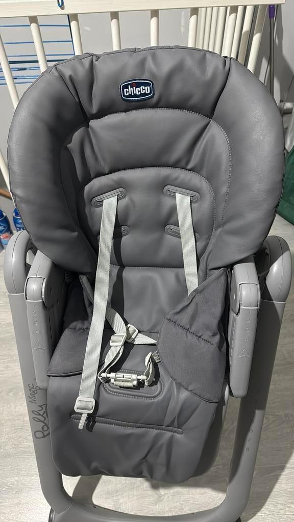 Chicco Babystoel grijs., Kinderen en Baby's, Wipstoeltjes, Zo goed als nieuw, Chicco, Met gordel(s) of riempje(s), Verstelbaar
