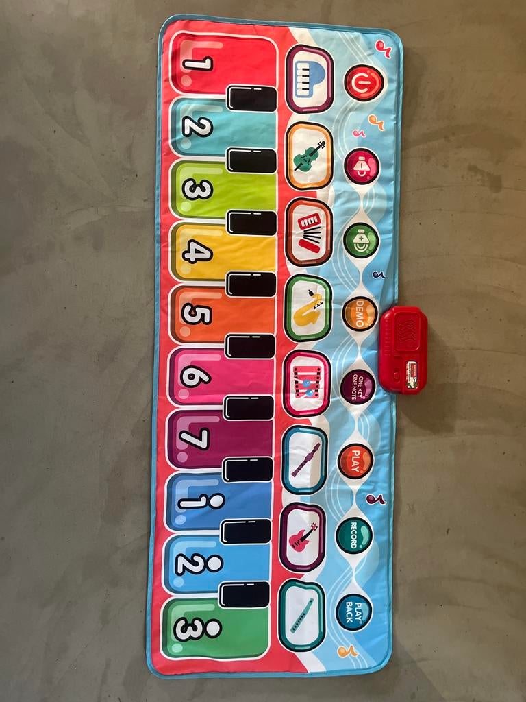 Muziek Dansmat, Ophalen of Verzenden, Gebruikt, Speelkleed, Met licht