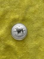 Australia 🇨🇰1/2 Ox 🐂2009 Lunar 2. 3x, Ophalen of Verzenden, Zilver