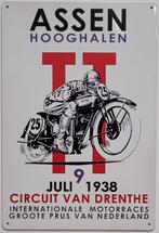 TT Assen 1938 Moto GP reclamebord van metaal wandbord deco