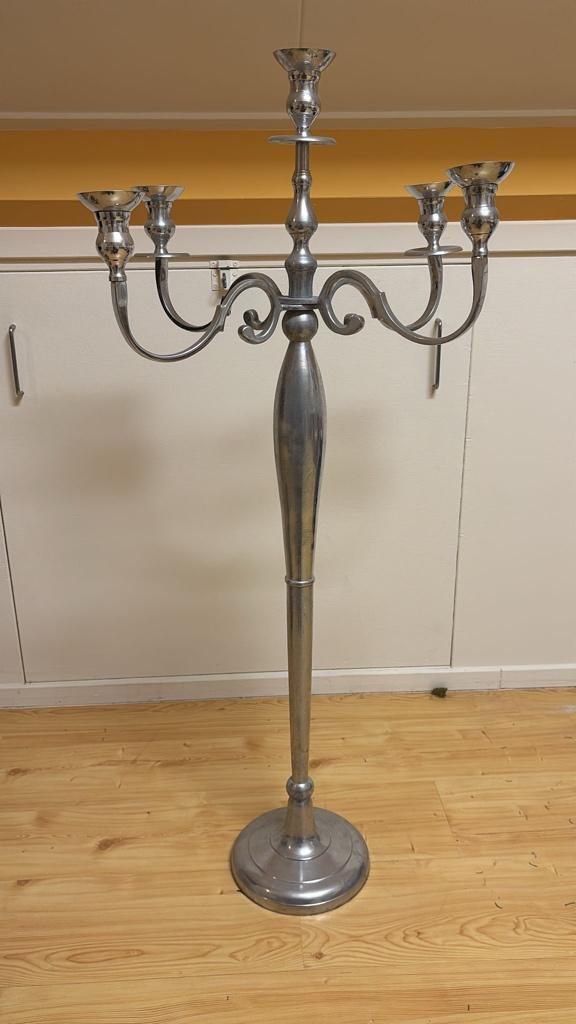 Kandelaar, Huis en Inrichting, Woonaccessoires | Kandelaars en Kaarsen, Ophalen, Kunststof, Gebruikt, Overige kleuren