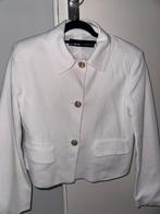 Zara blazer wit S gouden knopen, Ophalen of Verzenden, Zo goed als nieuw, Maat 36 (S), Wit
