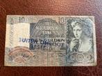 Tien gulden 1941 buiten omloop, Postzegels en Munten, Bankbiljetten | Nederland, Ophalen of Verzenden, 10 gulden, Los biljet