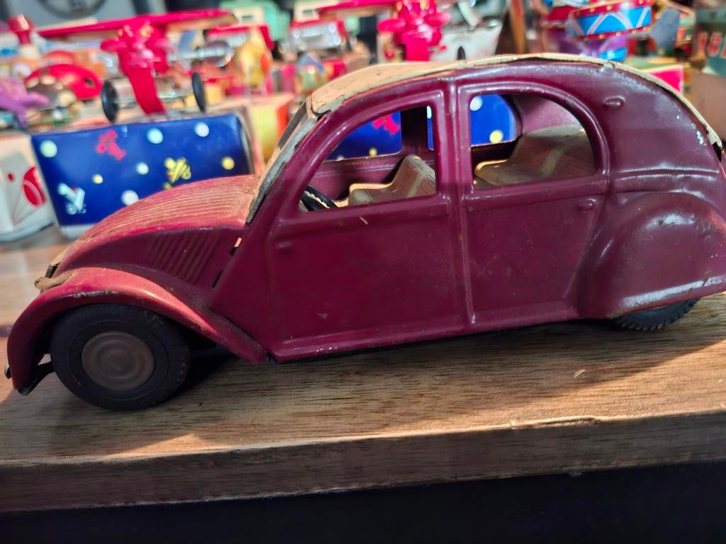 Vintage Citroën 2CV Speelgoedauto, Ophalen of Verzenden