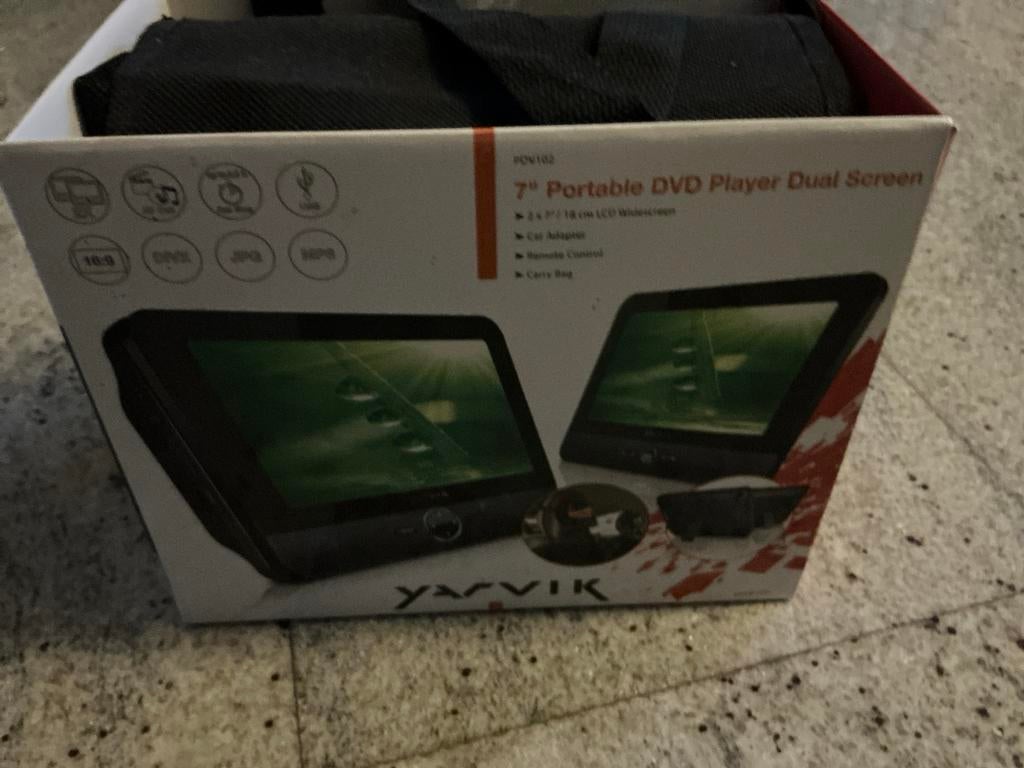 Draagbare DVD Speler met Dubbel Scherm, Audio, Tv en Foto, Dvd-spelers, Gebruikt, Draagbaar, Ophalen, Overige merken