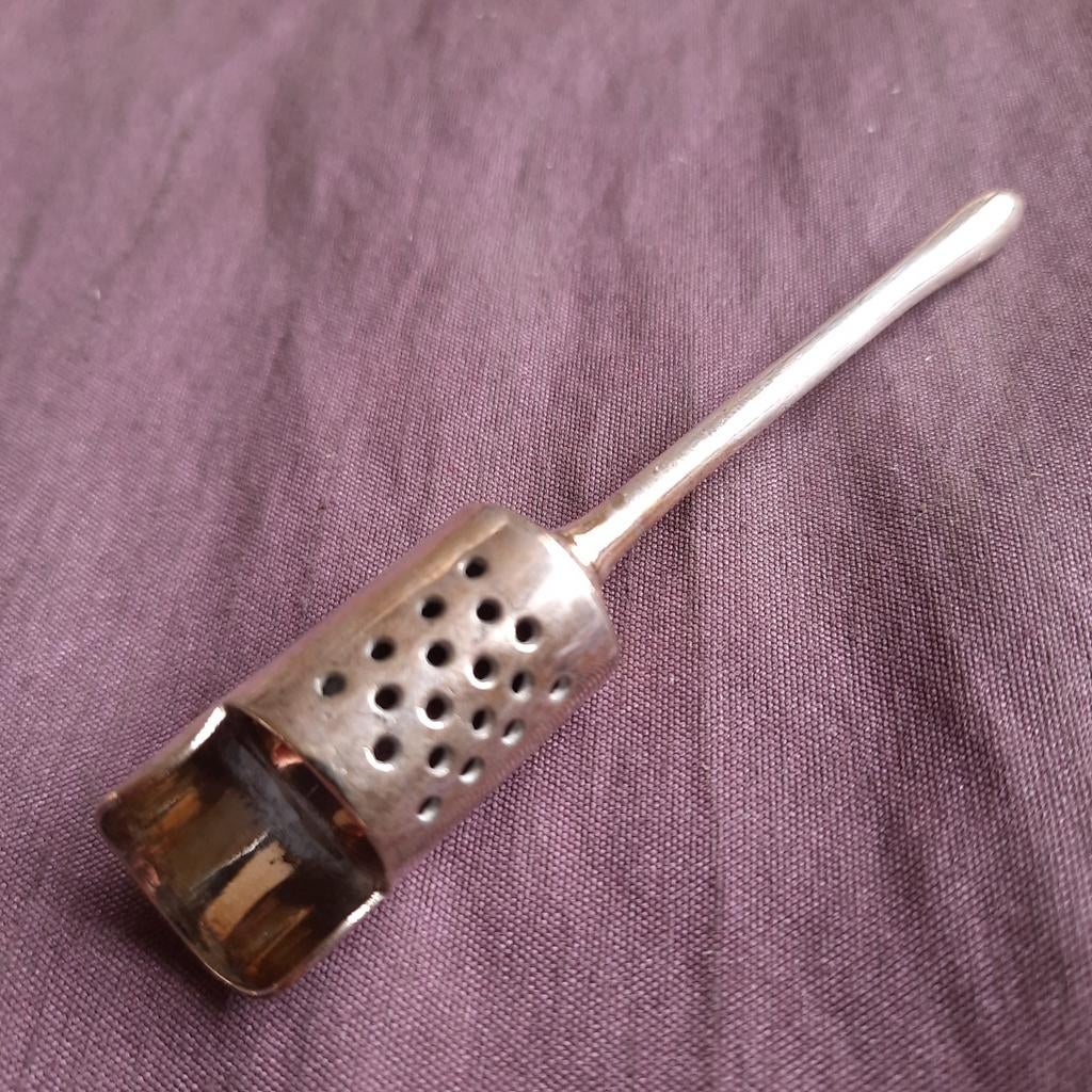 Verzilverde Strooilepel voor Poedersuiker, Verzenden, Zilver