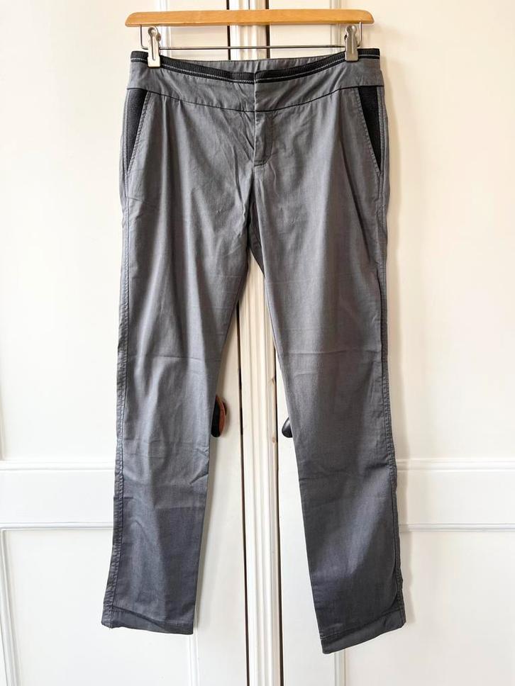 Mexx broek grijs, maat M/38, Kleding | Dames, Broeken en Pantalons, Zo goed als nieuw, Maat 38/40 (M), Grijs, Lang, Ophalen of Verzenden