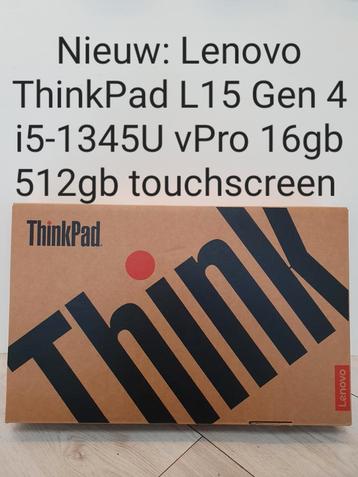 Nieuw geseald: Lenovo Thinkpad L15 Gen 4 i5-1345U 16gb 512gb