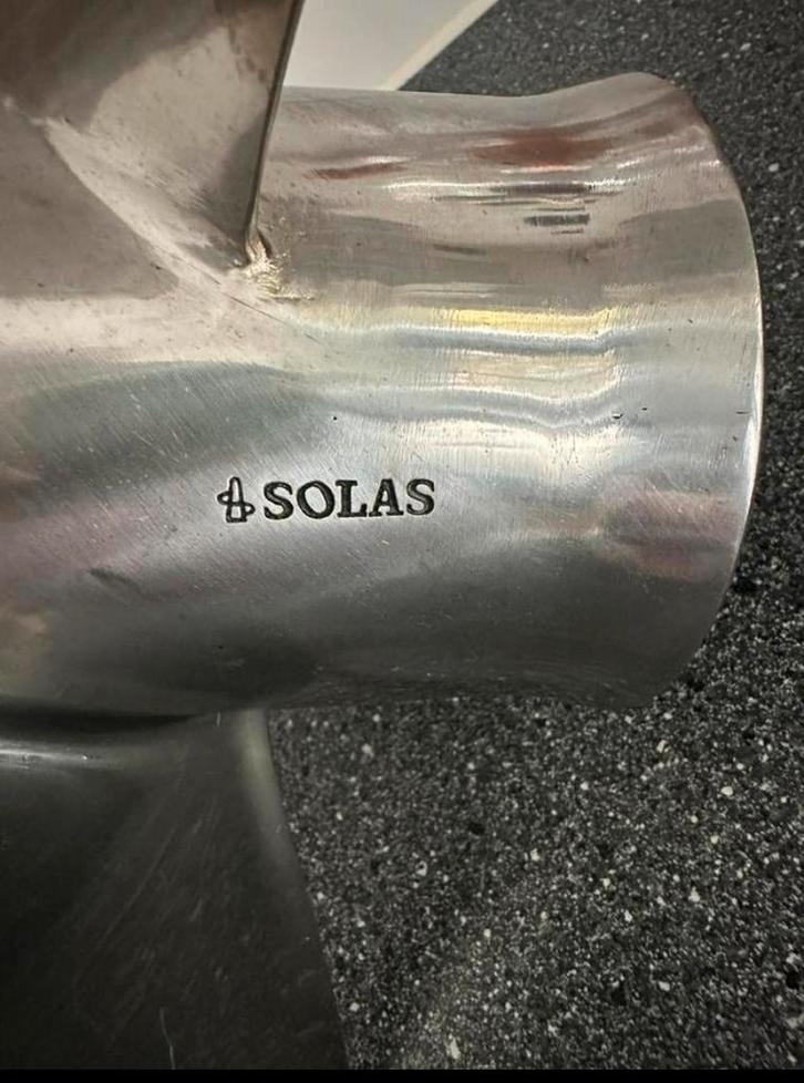 Solas RVS Schroef 13-3/4 x 13 - Mercury Mercruiser, Watersport en Boten, Bootonderdelen, Gebruikt, Motor en Techniek, Motorboot