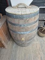 Houten Wijnvat / Regenton / IJsbad, Ophalen, Gebruikt, Met kraantje, 75 tot 150 liter