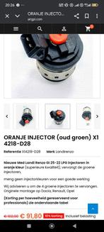 Oranje Landi Renzo Injector X1 4218-D28 4 stuks nieuw, Ophalen of Verzenden, Nieuw, Renault