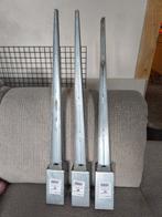 Verzinkte paalpunten 3 stuks nieuw, Ophalen of Verzenden, Nieuw, Minder dan 180 cm, Overige typen